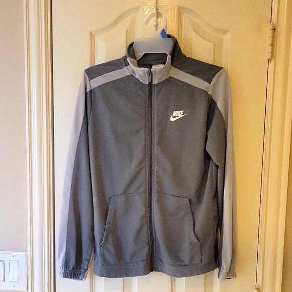 Nike Gray Zip Up Jacket - Picture 1 of 11